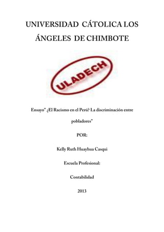 Universidad  cátolica los ángeles  de chimbote