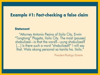 Vera Files Fact Checking: A Guide to Debunking Falsehoods and Fake News ...
