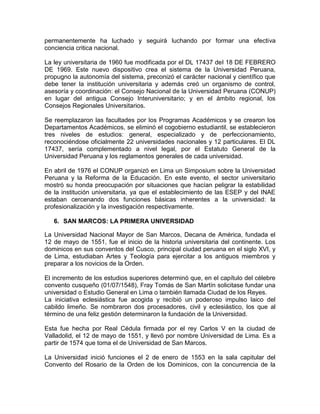 Universidad en el perú.(word)