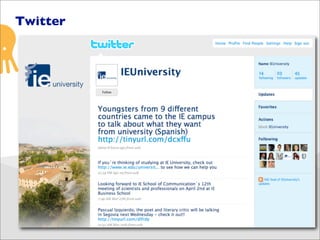 O que fazem as Universidades em Midias Sociais