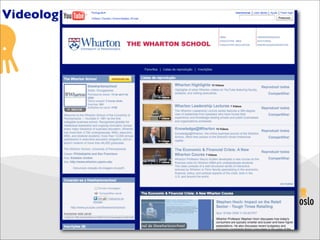 O que fazem as Universidades em Midias Sociais