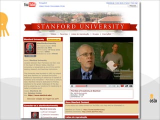 O que fazem as Universidades em Midias Sociais