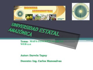 Tema: MAPA CONCEPTUAL DE LA
WEB 2.0



Autor: Darwin Tapuy

Docente: Ing. Carlos Manosalvas
 