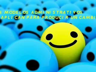 S M ODE L OS A DM I NI S T R A T I V OS
 A P L I C A N P A R A P R ODUC I R UN C A M B I
 