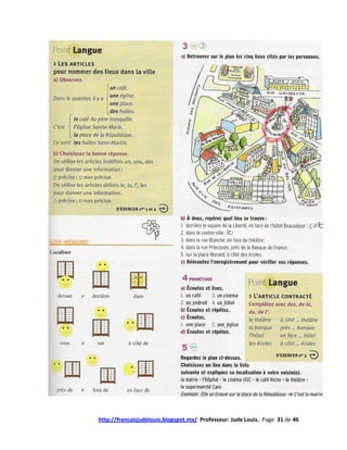 http://francaisjudelouis.blogspot.mx/ Professeur: Jude Louis. Page 31 de 46
 