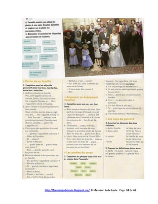 http://francaisjudelouis.blogspot.mx/ Professeur: Jude Louis. Page 34 de 46
 