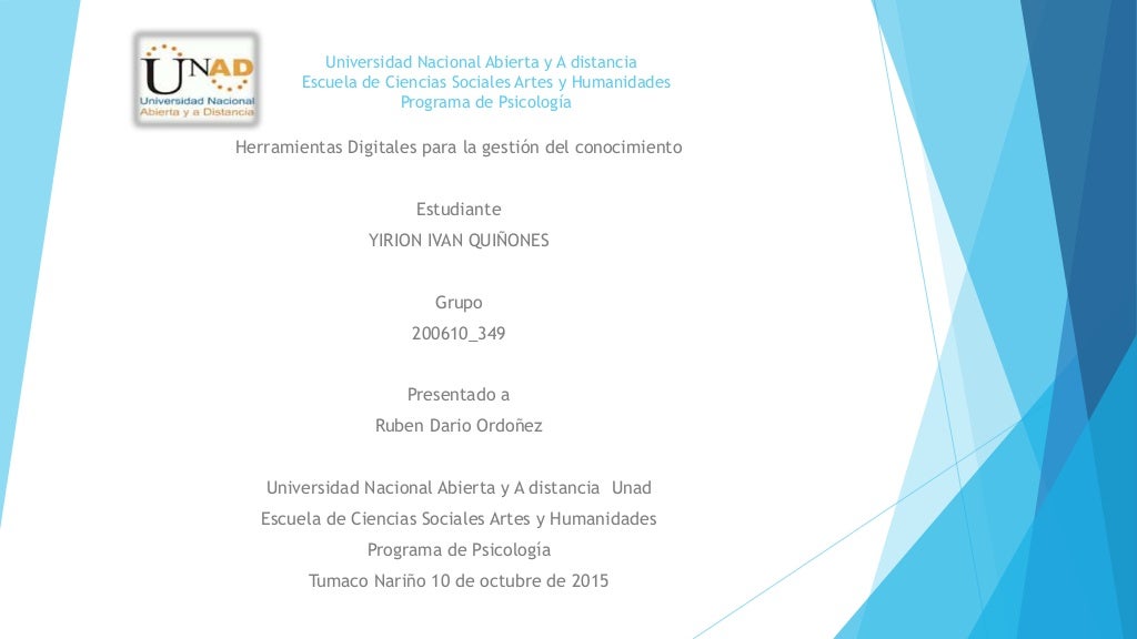 Universidad nacional abierta y a distancia