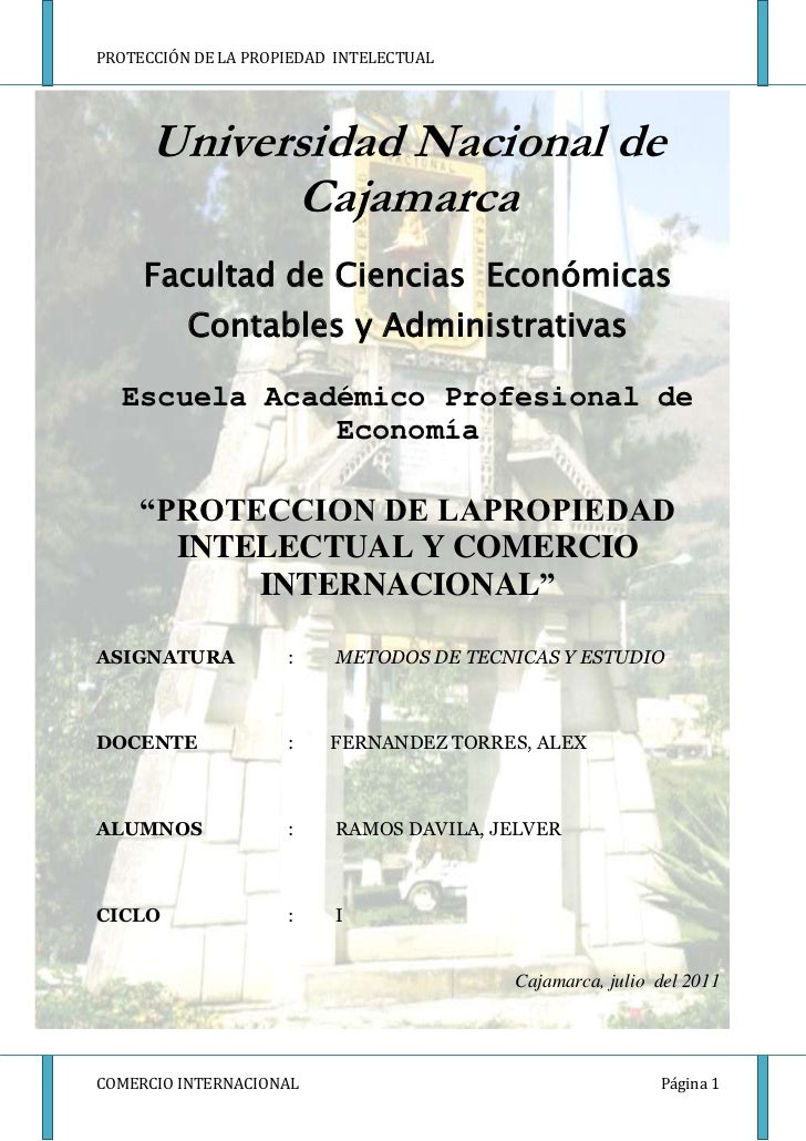 Universidad nacional de cajamarca