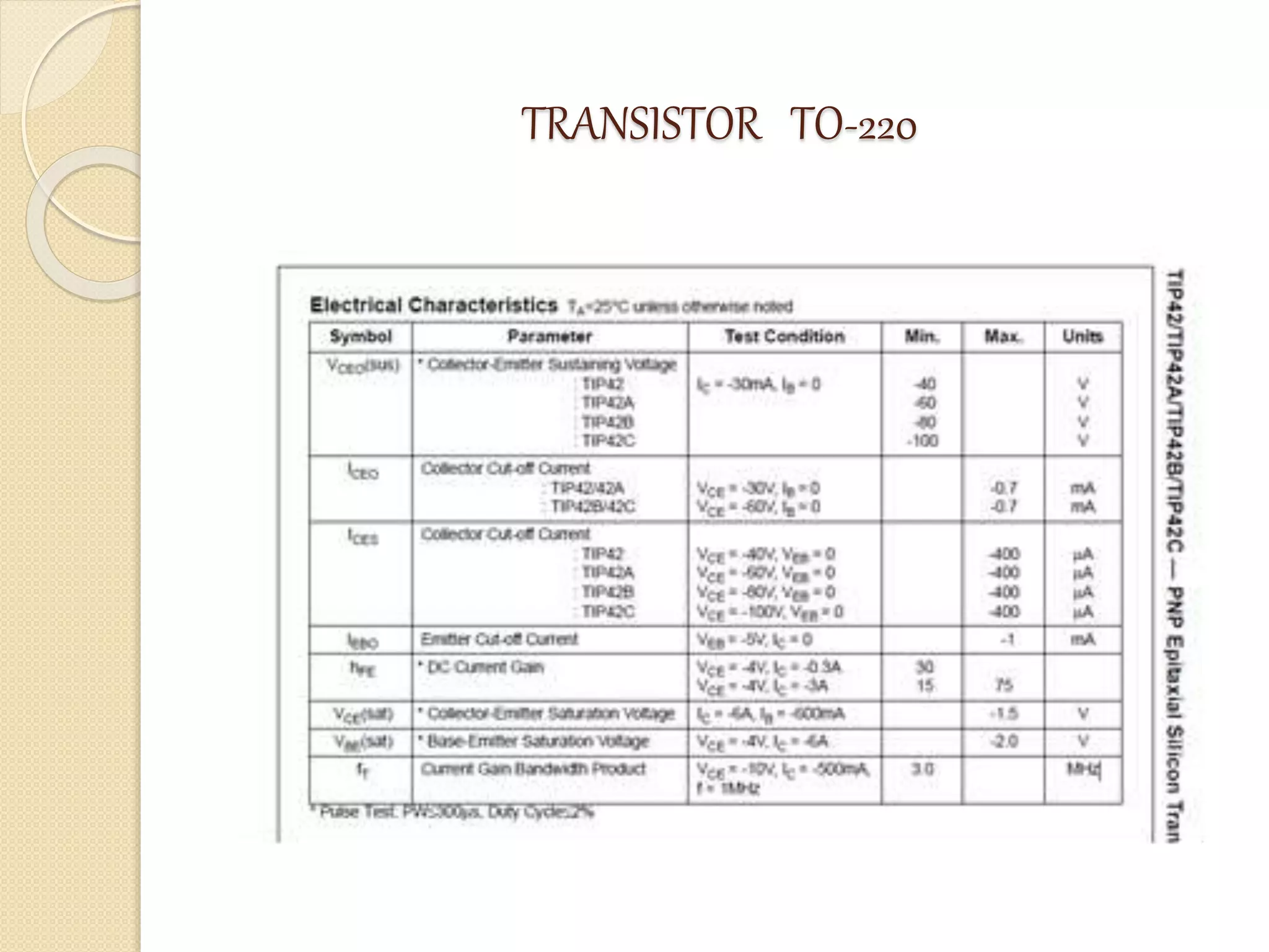 TRANSISTOR TO-220