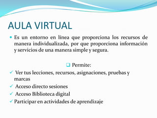  Ver tus lecciones, recursos, asignaciones, pruebas y marcas    