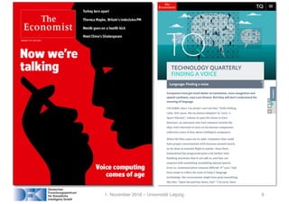 1. November 2018 – Universität Leipzig 8
 