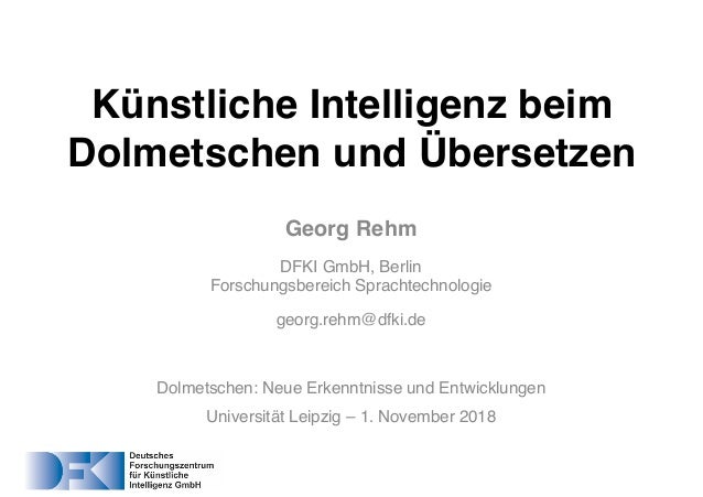 Künstliche Intelligenz Beim Dolmetschen Und übersetzen - 