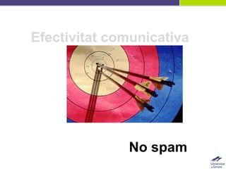 No spam Efectivitat comunicativa 