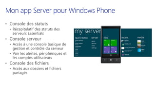 Mon app Server pour Windows Phone
 