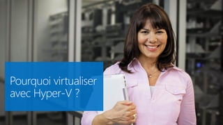 Pourquoi virtualiser
avec Hyper-V ?
 