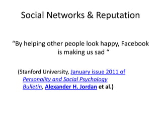 Community effectenDe community maakt “content”Jouw community bepaalt wat jij ziet/doet