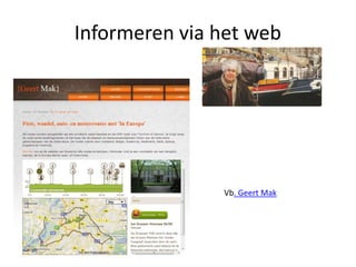(4/5) Web 2.0 gaat over jouwpositie , jouwverhaal, jouwreputatie in jouwcommunityDe RouteYou score index…