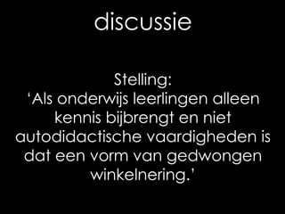 wel gesprekje in de pauze