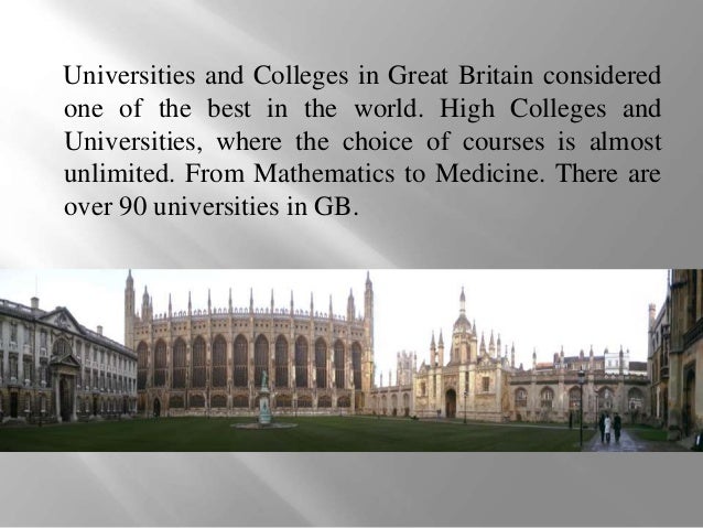 Universities of Great Britain