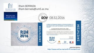 Ilham BERRADA
ilham.berrada@um5.ac.ma
19
 