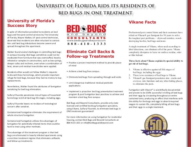 How Univerisites can Eliminate Bed Bugs
