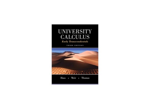 CALCULUS EARLY TRANSCENDENTALS 3RD EDITION SOLUTIONS PDF university calculus early transcendentals 3rd edition pdf download