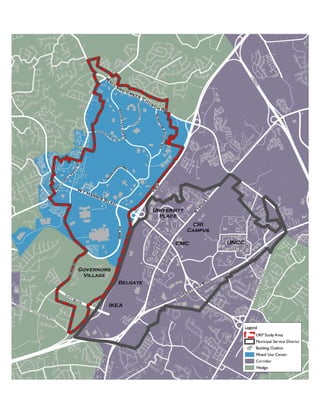 University city plan boundaries
