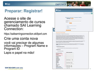 Sun está Comprometida com Comunidades Java Infrastructure Ecosystem Community Solaris Construindo Comunidades Livres   e Abertas  Construindo um Ecosistema Vibrante: Sun é o maior  Contribuidor Comercial para Comunidades Open Source SPARC java.net The Source for Java Technology Collaboration 