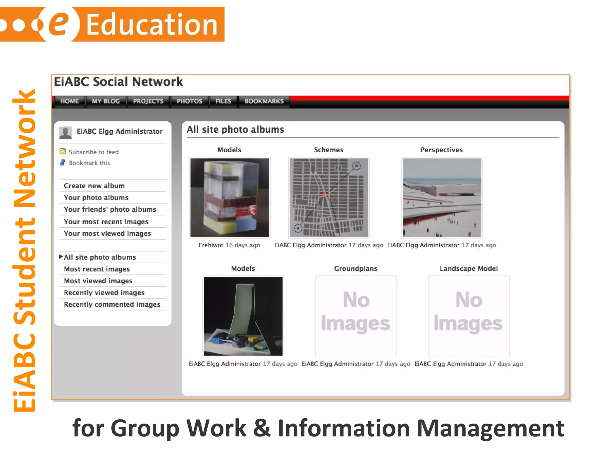 for Group Work & Information Management EiABC Student Network  