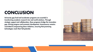 University Gap Fund and Accelerator Programs Bridging the Innovation ...