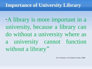 University library system | PDF