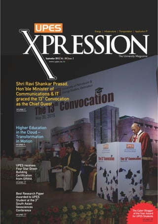 Xpression, UPES University Magazine