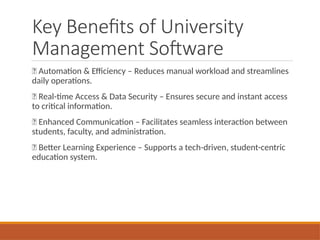 Enhance University Operations with the Best University Management ...