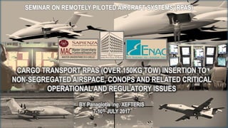 SEMINAR ON REMOTELY PILOTED AIRCRAFT SYSTEMS (RPAS)
 