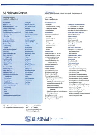 University of Bridgeport scholarships | PDF