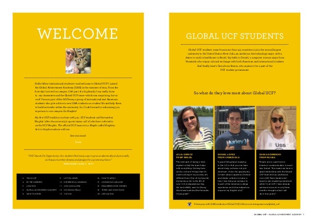 university of central florida brochure ucf flyer