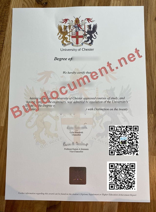 University of Chester degree | PDF