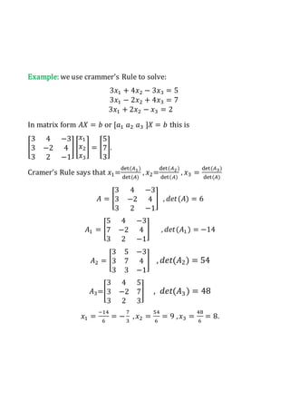 Matrices and its Applications to Solve Some Methods of Systems of ...