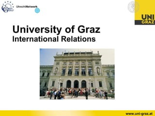 University of Graz International Relations page 1 www.uni-graz.at 