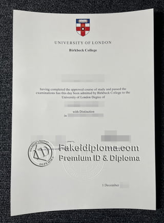 University of London Birkbeck College diploma
