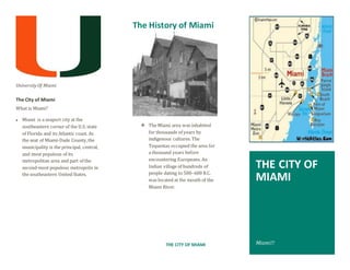 The City of Miami | DOCX