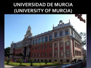 UNIVERSIDAD DE MURCIA
(UNIVERSITY OF MURCIA)
3
 