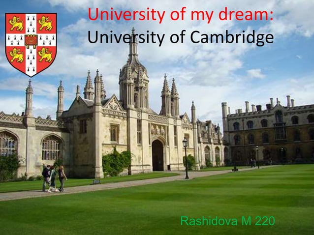 University of my_dream | PPTX | College Education | Education