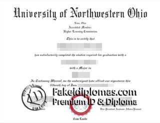 University of Northwestern Ohio degree