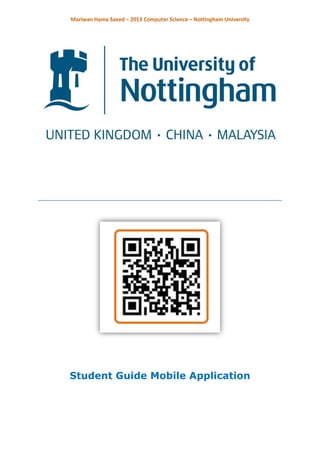 Student Guide Mobile Application
 