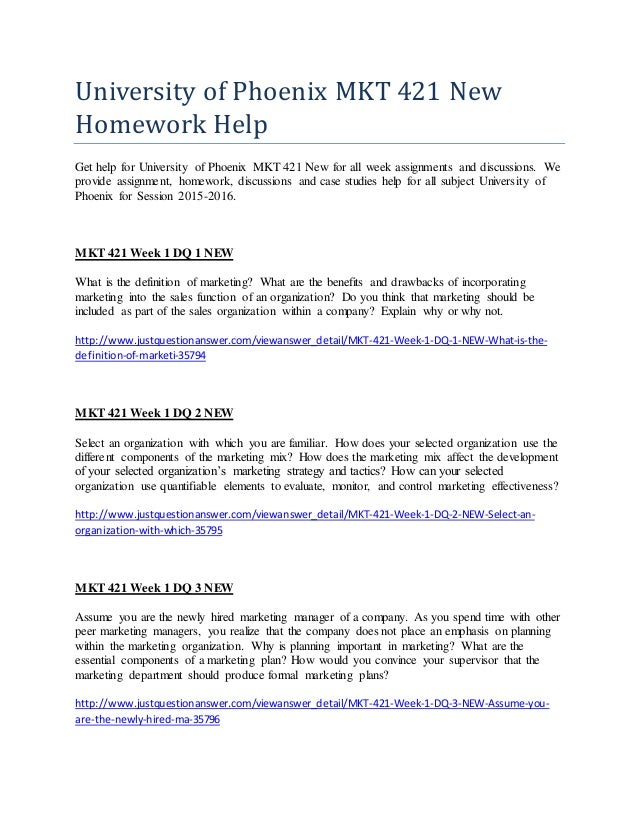 Help with university assignment marketing