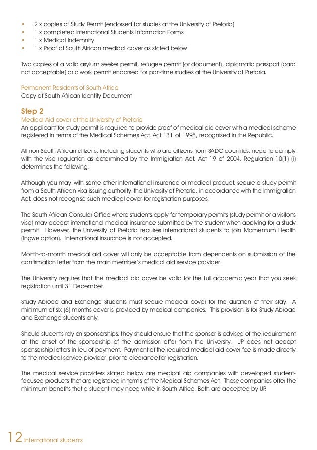 University of Pretoria International Students Guide 2014