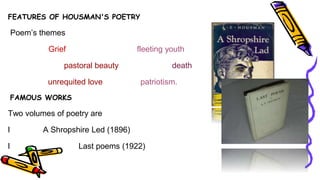 Modern period literature, Modernism, Modern poetry.