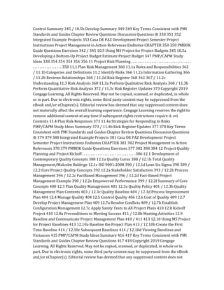 University of the Cumberlands Project Management Worksheet.docx