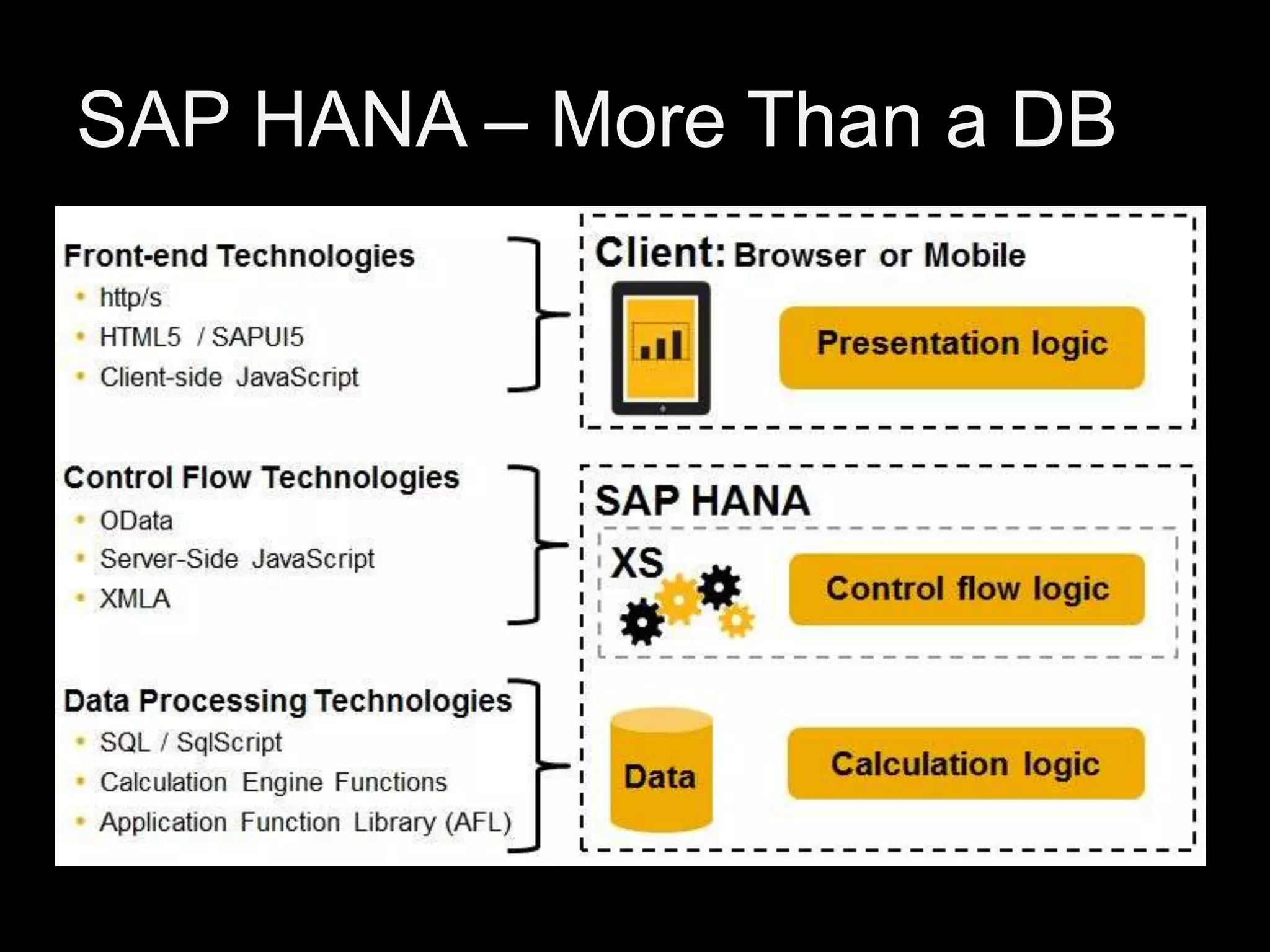SAP HANA – More Than a DB

 